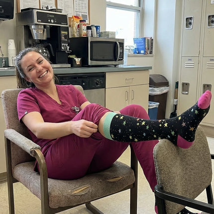 Built for the hospital hustle. All-day energy for the feet that keep the world moving.