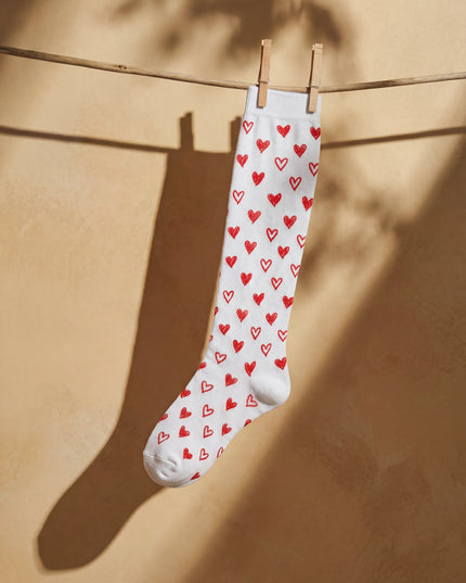 Red Heart Compression Socks