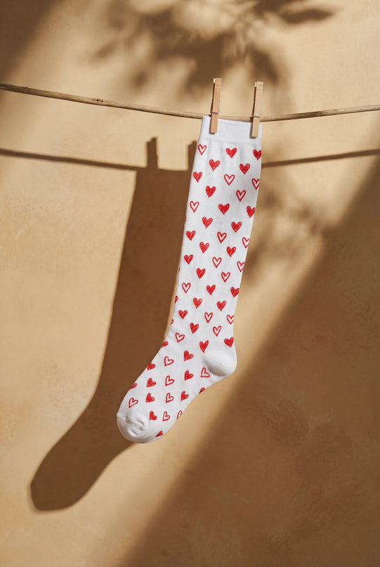 Red Heart Compression Socks