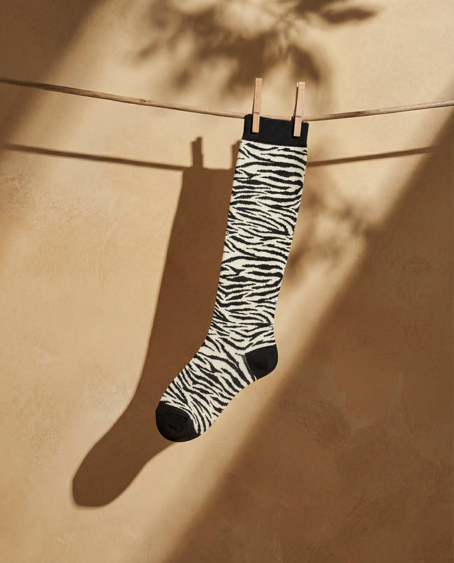 Zebra Compression Socks
