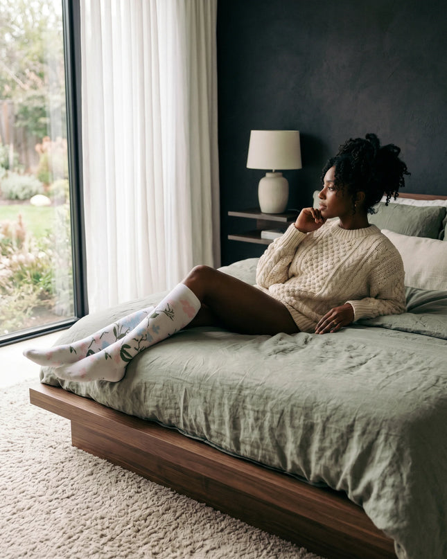 Garden Bloom Compression Socks