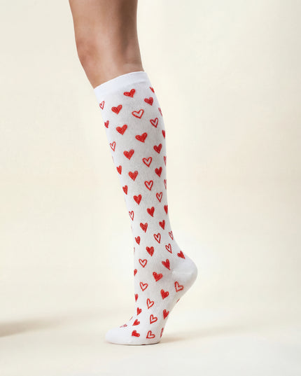 Red Heart Compression Socks